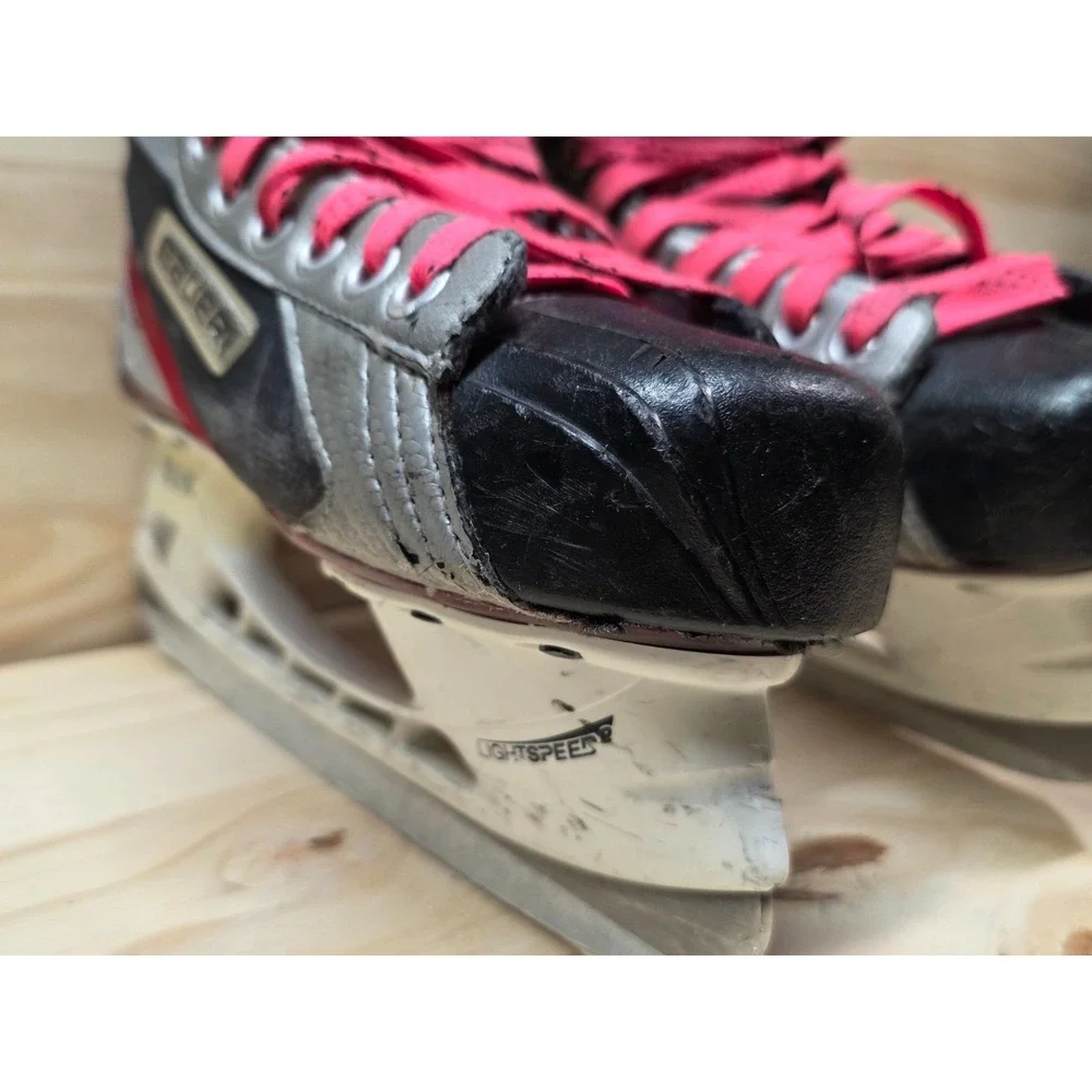 Bauer Vapor X3.0 Ice Hockey Skates Light Speed Youth Size 3.5 - Used‎